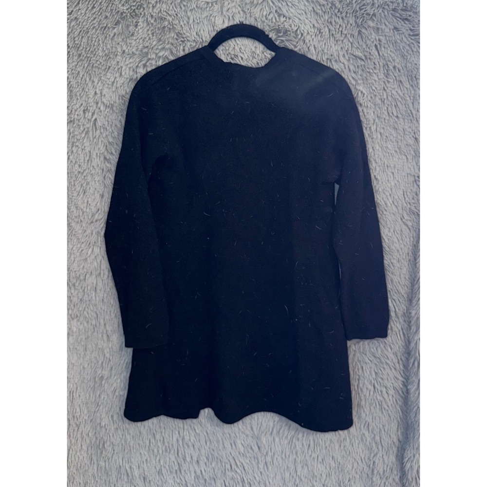 Brooks Brothers Black Cardigan Sweater Size S Knit Open Front Casual - Picture 3 of 3